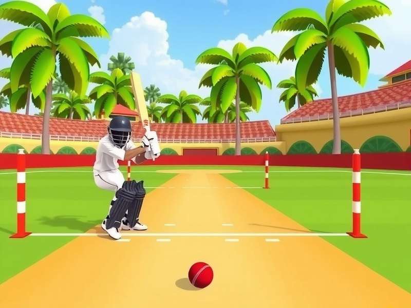 Maa Ka Offside Avoider gameplay screenshot showing cricket ball avoiding obstacles